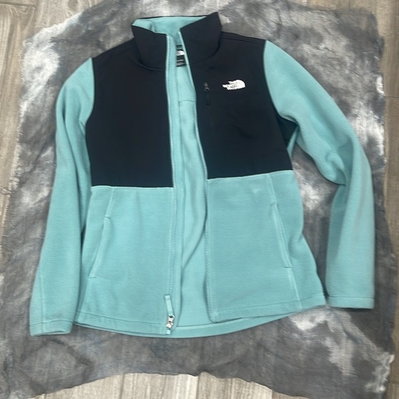 The North Face Crescent Full Zip Trellis Green/TNF black. - Picture 2 of 4